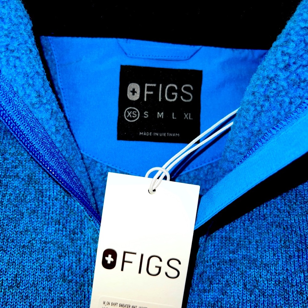 NWT women's Capri Blue On-Shift™ - Sweater Knit Jacket - XS / Capri Blue